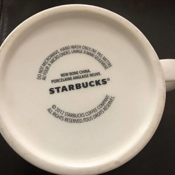 Starbucks Christmas Holiday Bone China 2012 Mug 14 - Picture 4 of 5